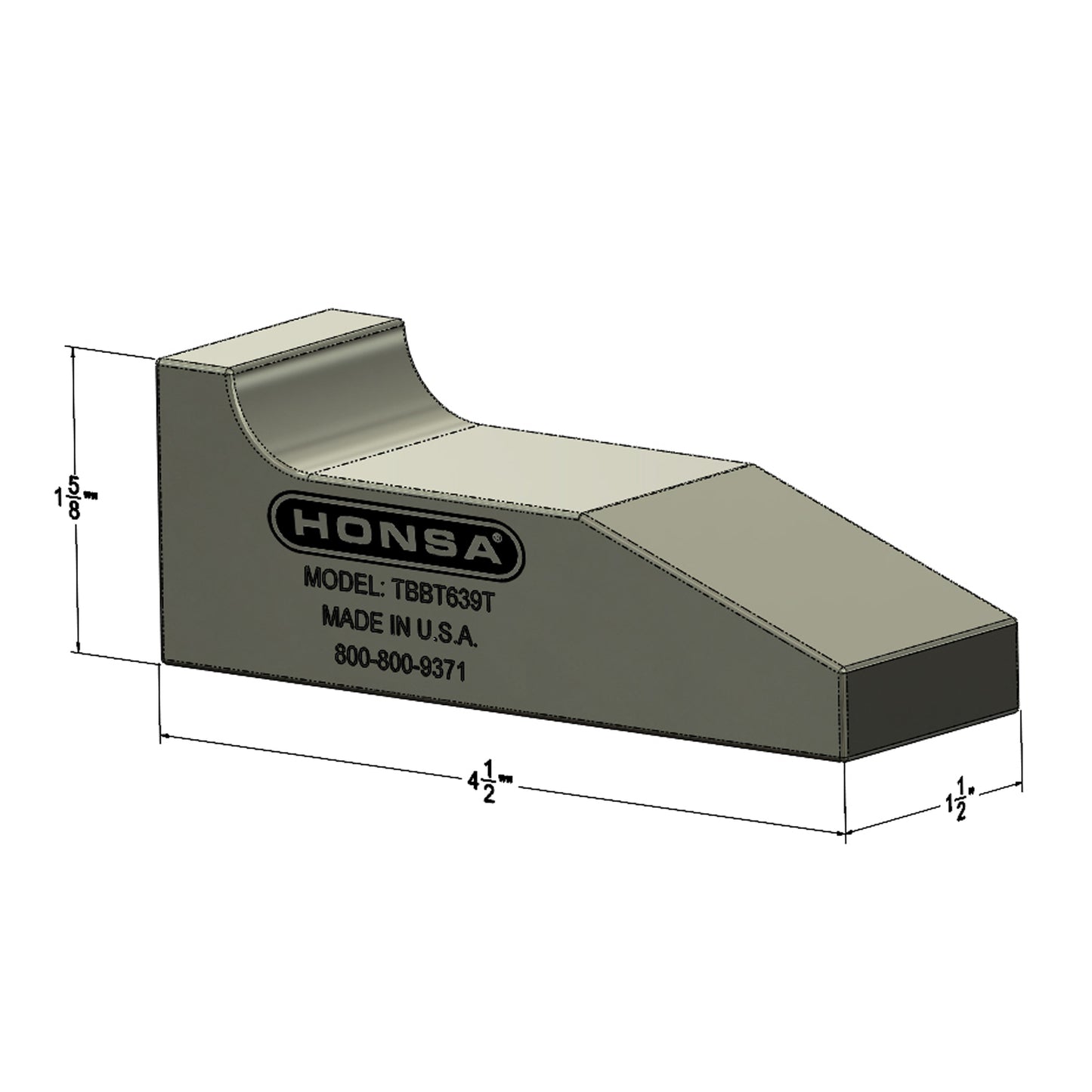 Bucking Bar TBBT639S **Contact sales@honsatools.com for pricing**