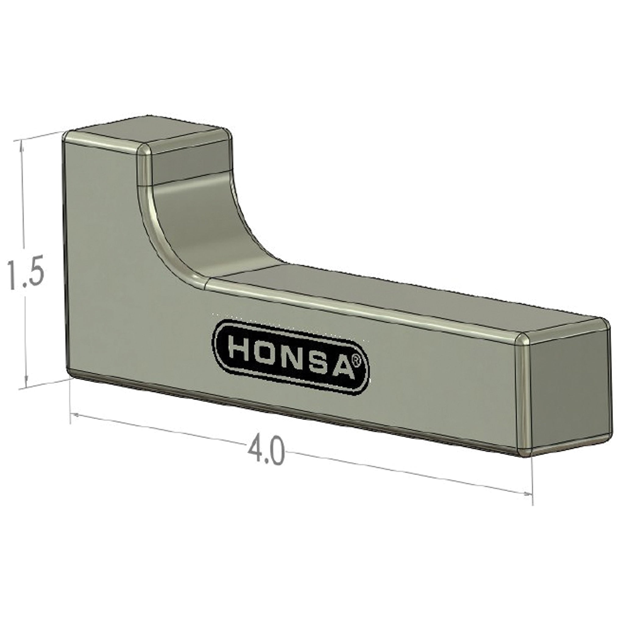 Custom Made Motorized Bicycle Bucking Bar – Stainless Steel – Handmade In Montana