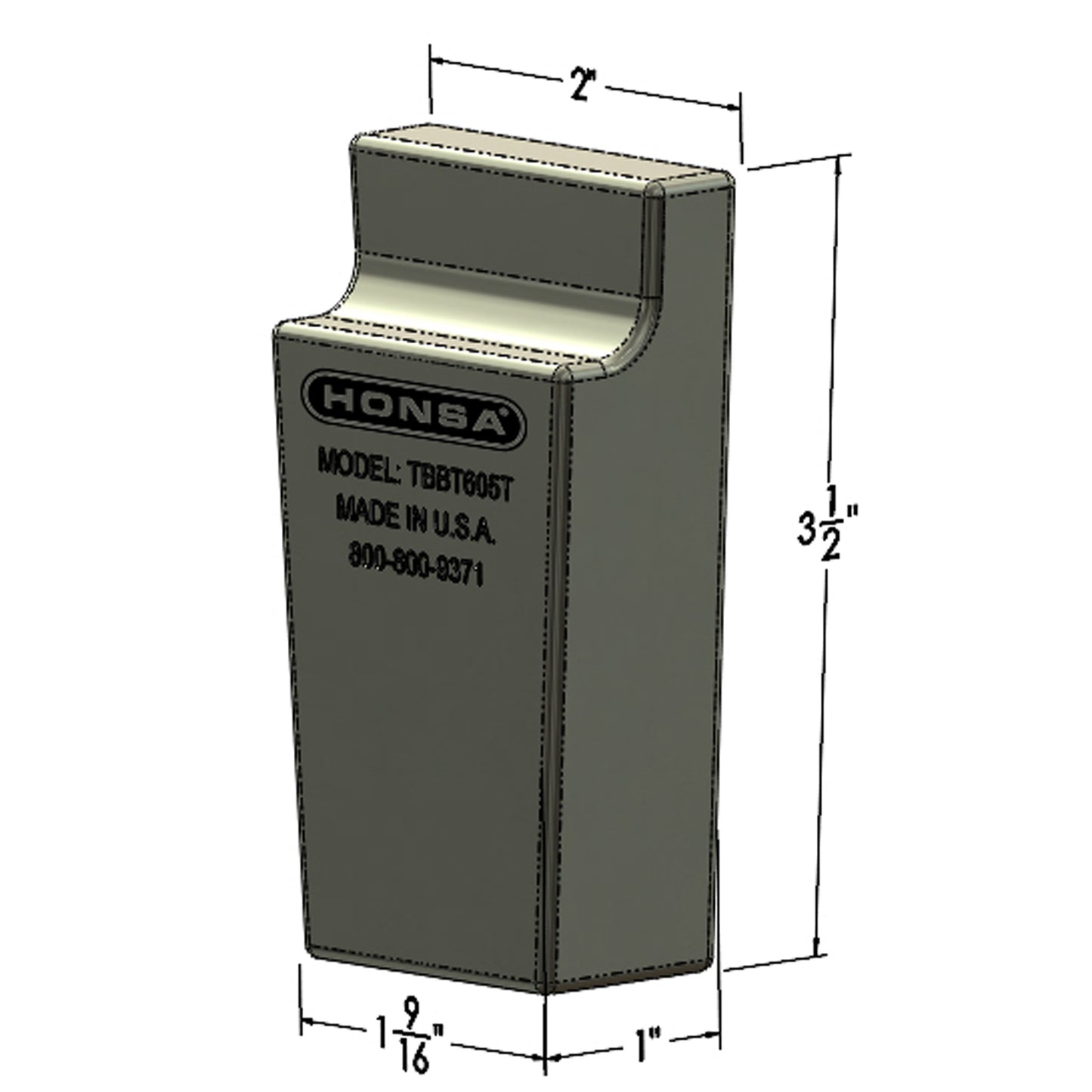 Bucking Bar TBBT605S  **Contact sales@honsatools.com for pricing**